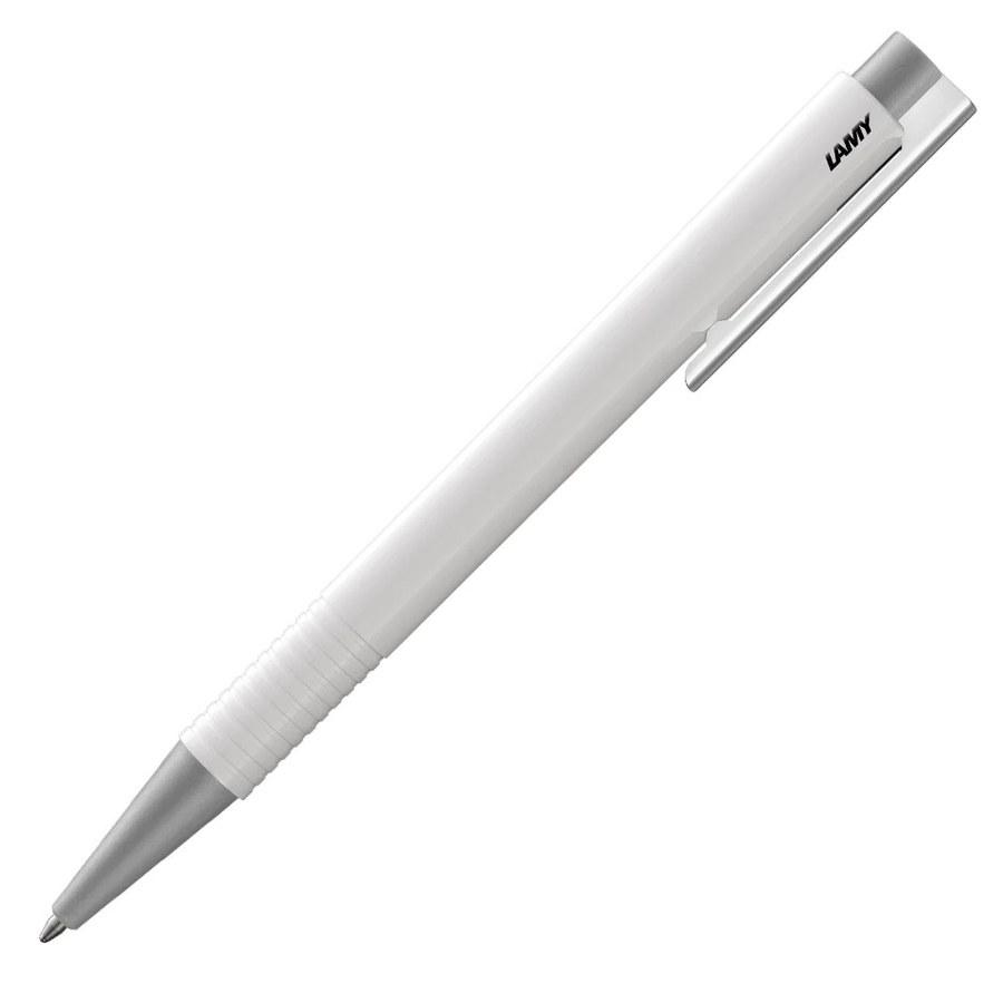 Lamy Logo 204M+ Ballpoint Pen - White - KSGILLS.com | The Writing Instruments Expert