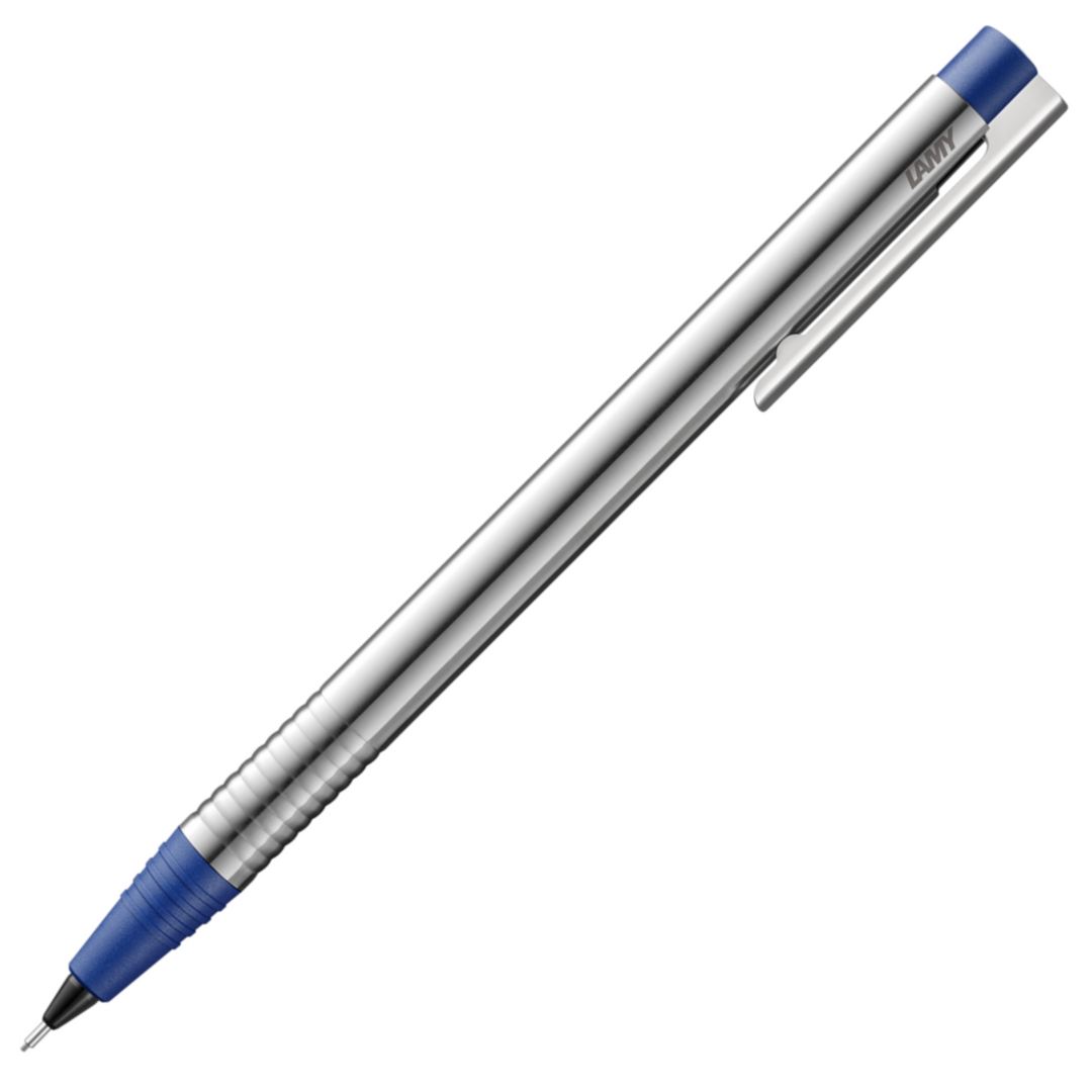 Lamy Logo Mechanical Pencil - Stainless Steel Blue (0.5mm) - KSGILLS.com | The Writing Instruments Expert