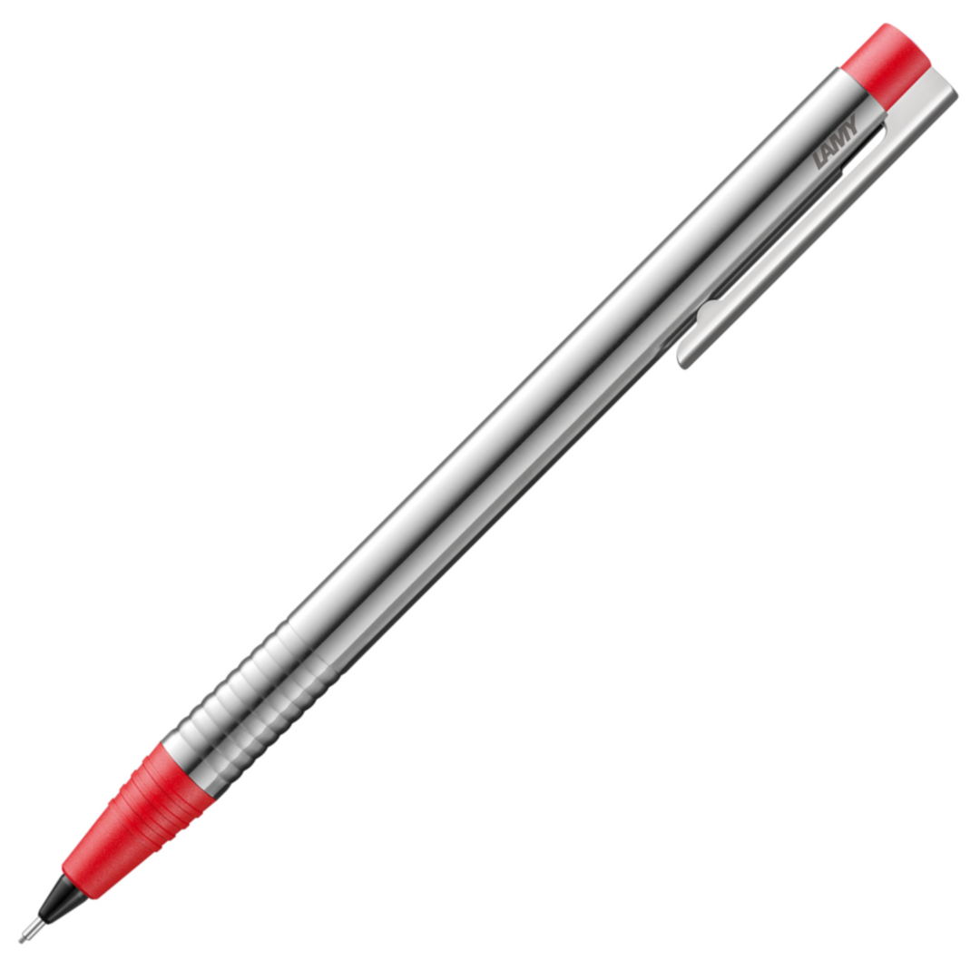 Lamy Logo Mechanical Pencil - Stainless Steel Red (0.5mm) - KSGILLS.com | The Writing Instruments Expert