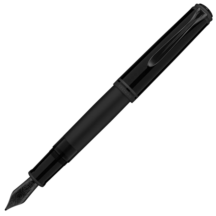 Pelikan Souveran M809 Fountain Pen - Black Matte Achromatic Special Edition (with Pelikan Edelstein Ink Bottle 50ml)