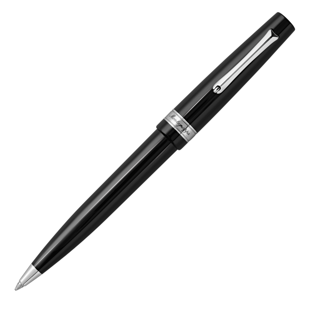 Montegrappa Armonia Ballpoint Pen -  Black Chrome Trim