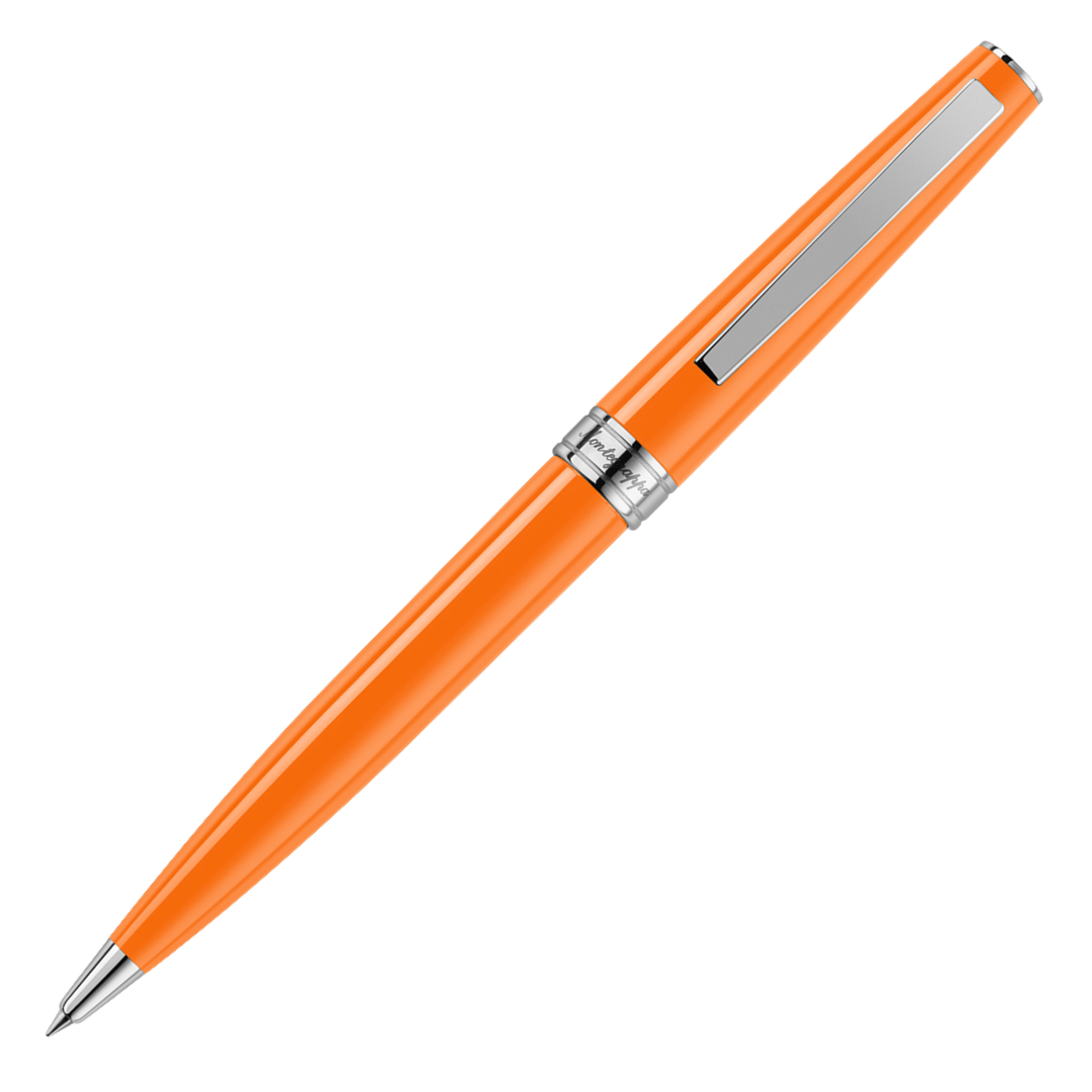 Montegrappa Armonia Ballpoint Pen -  Orange Chrome Trim