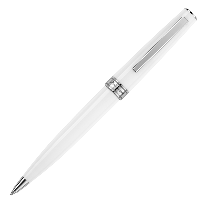 Montegrappa Armonia Ballpoint Pen -  White Chrome Trim