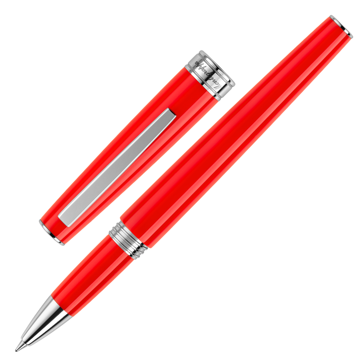 Montegrappa Armonia Rollerball Pen -  Scarlet Red Chrome Trim