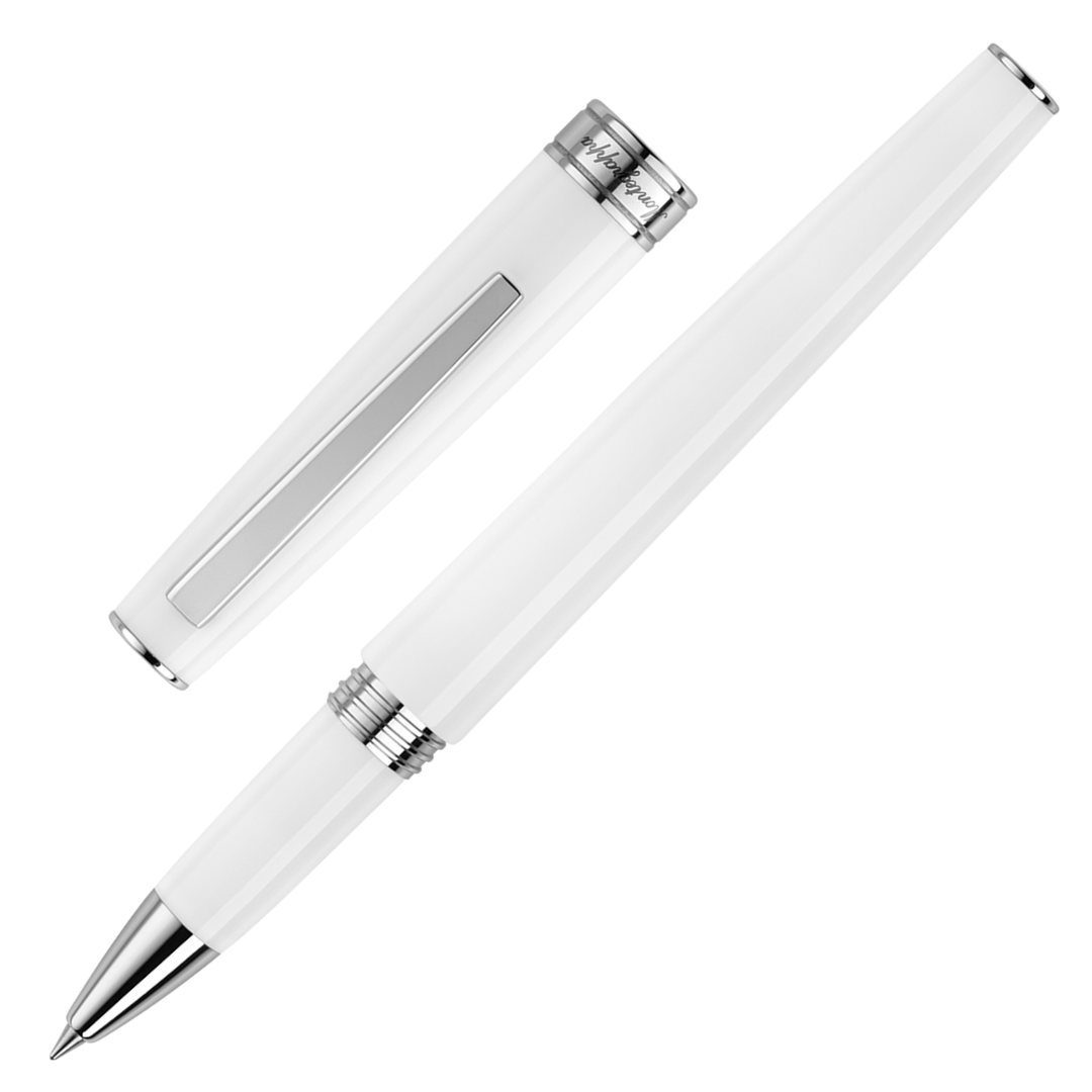 Montegrappa Armonia Rollerball Pen -  White Chrome Trim