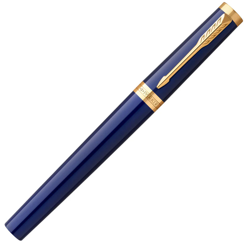 Parker Ingenuity Fountain Pen - Blue Gold Trim