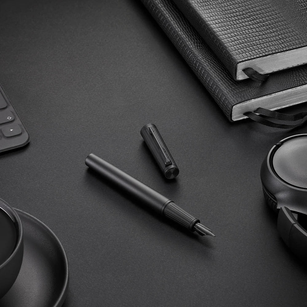 Parker Ingenuity Fountain Pen SET & Accessories - Black Matte Trim (BT) - Medium