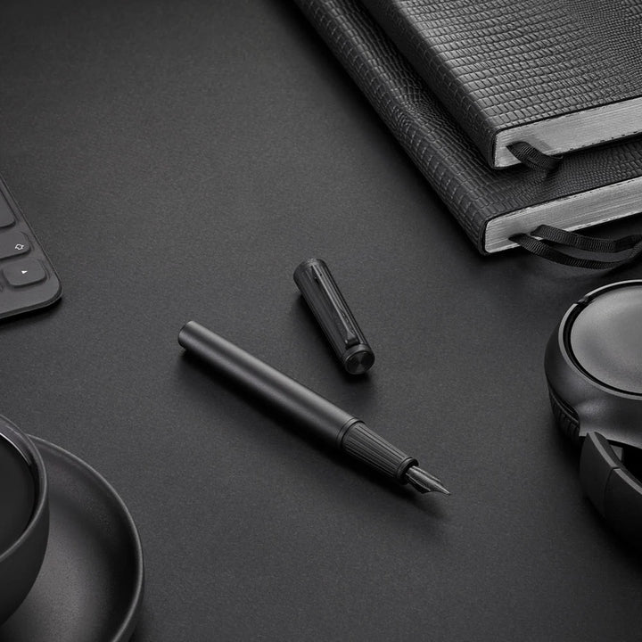 Parker Ingenuity Fountain Pen SET & Accessories - Black Matte Trim (BT) - Medium