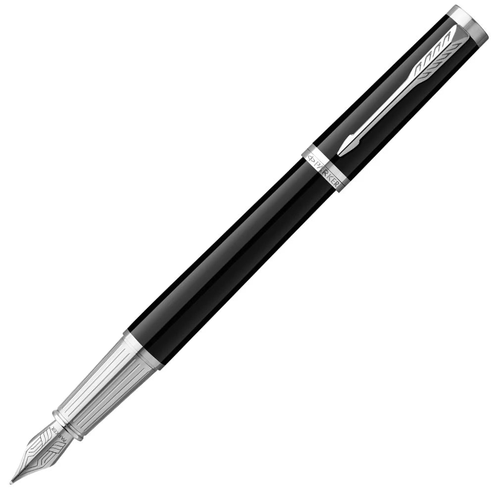 Parker Ingenuity Fountain Pen - Black Chrome Trim