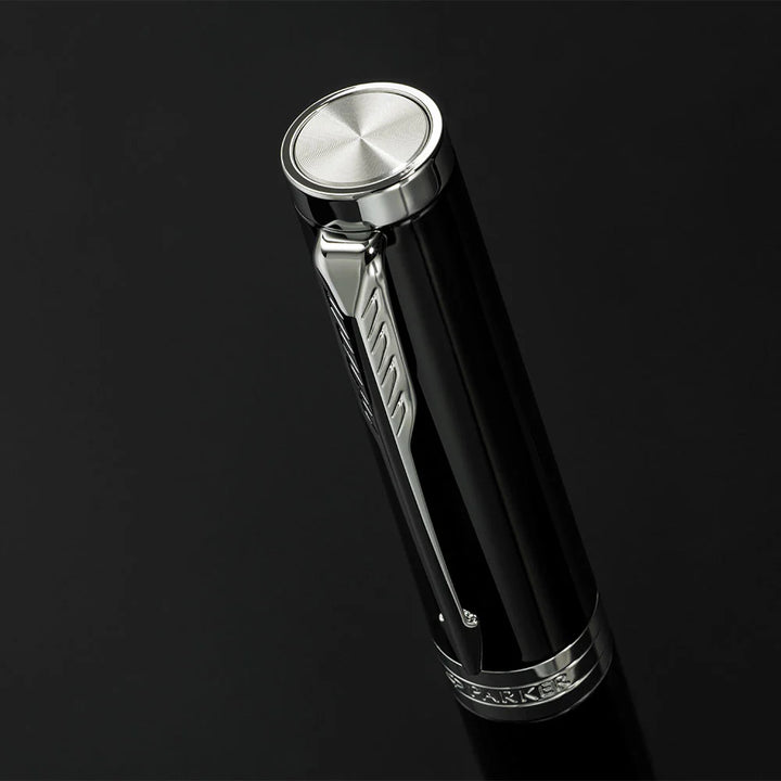 Parker Ingenuity Fountain Pen - Black Chrome Trim