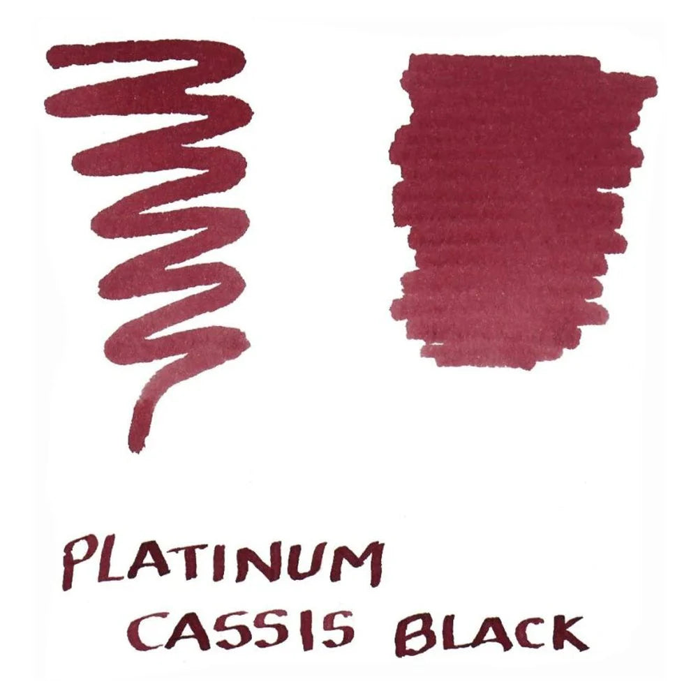 Platinum Classic Ink Bottle 60ml – #1 Cassis Black - KSGILLS.com | The Writing Instruments Expert