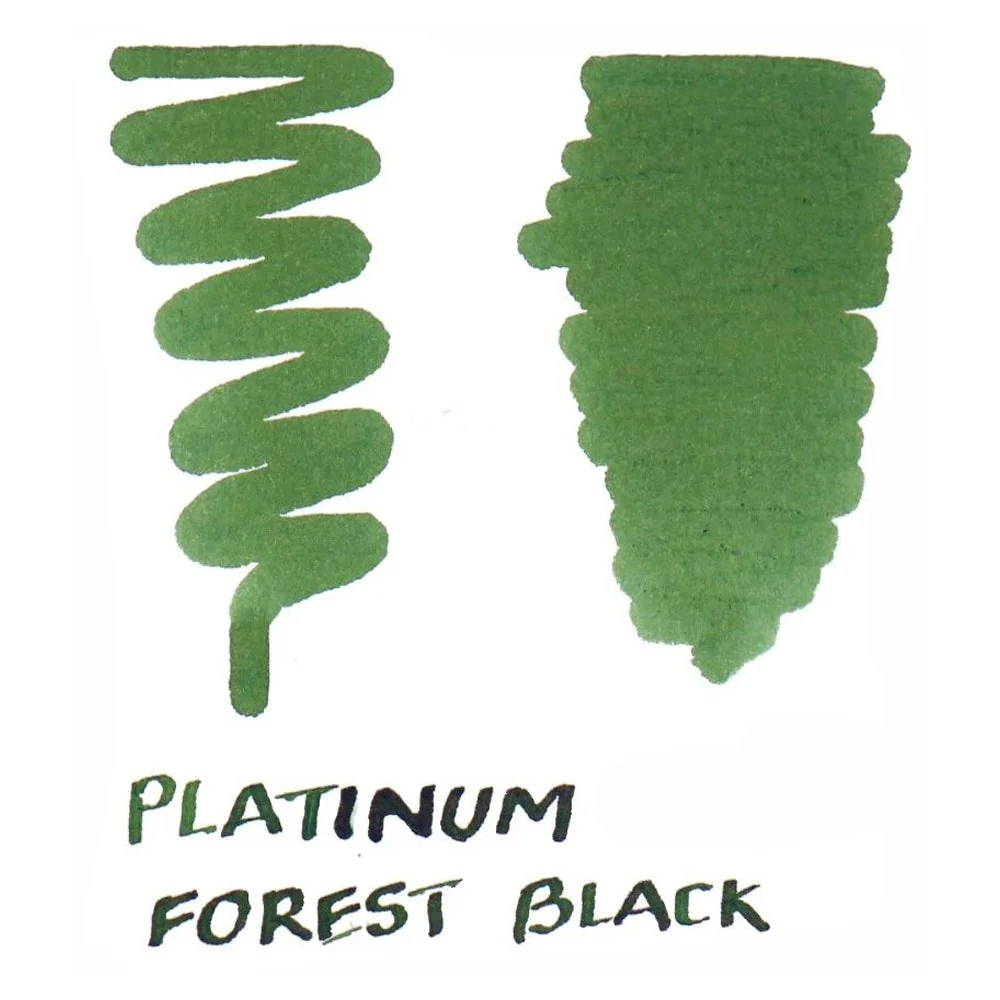 Platinum Classic Ink Bottle 60ml – #44 Forest Black - KSGILLS.com | The Writing Instruments Expert