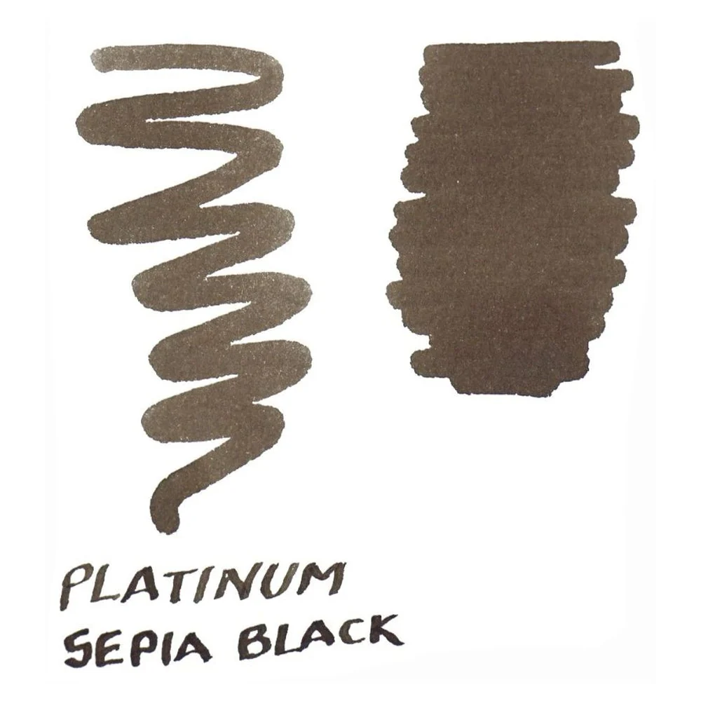 Platinum Classic Ink Bottle 60ml – #66 Sepia Black - KSGILLS.com | The Writing Instruments Expert