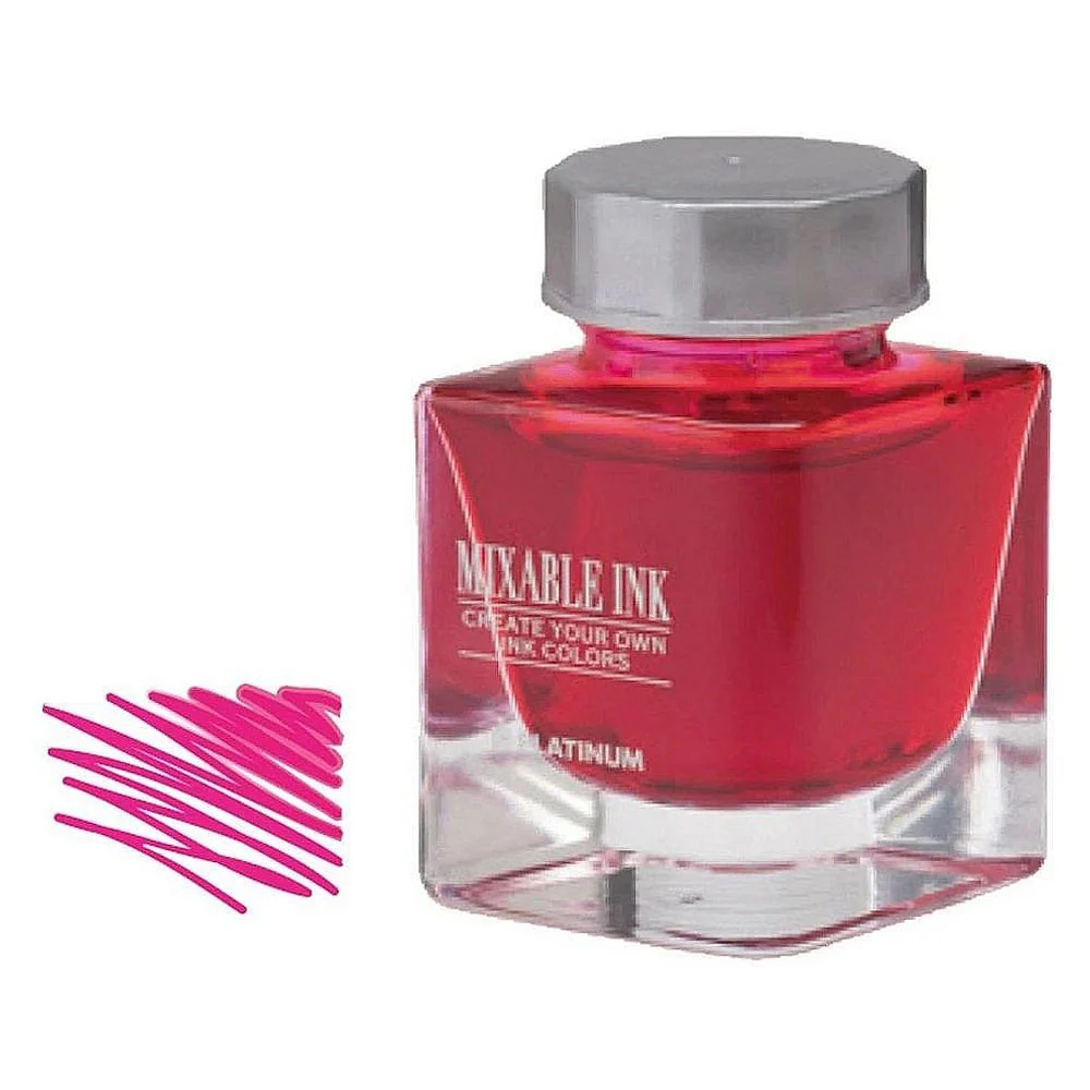 Platinum Ink (Mixable) Bottle 20ml - #21 Cyclamen Pink - KSGILLS.com | The Writing Instruments Expert