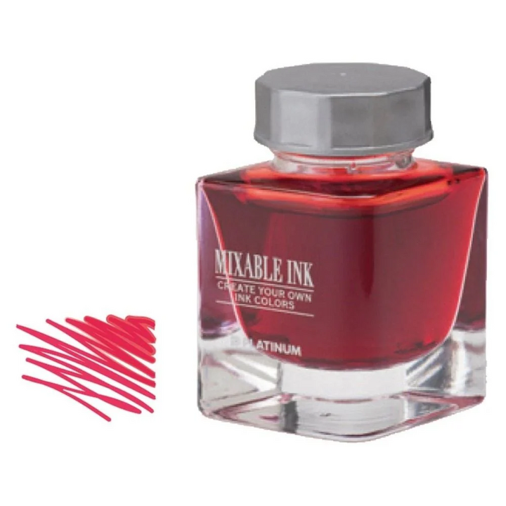 Platinum Ink (Mixable) Bottle 20ml - #11 Flame Red - KSGILLS.com | The Writing Instruments Expert