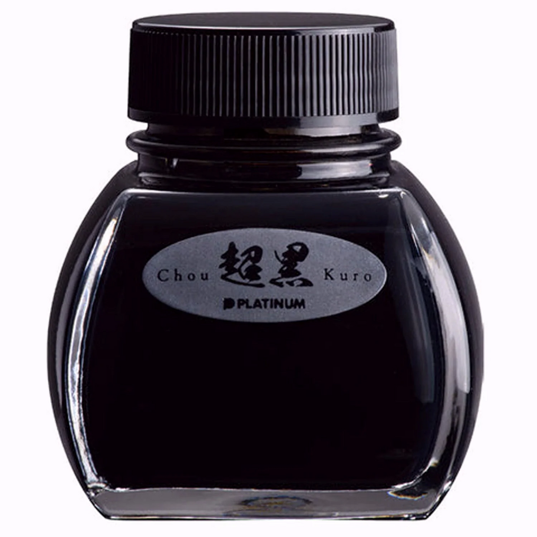 Platinum Pigmented Carbon Ink Bottle 60ml – #1 Black (Chou Kuro) - KSGILLS.com | The Writing Instruments Expert