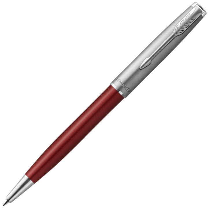 Parker Sonnet Essentials Ballpoint Pen - Red Body Chrome Cap