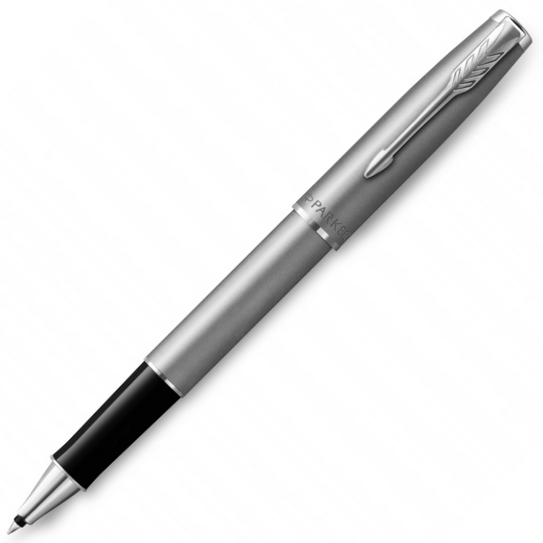 Parker Sonnet Essentials Rollerball Pen - Matte Steel Sandblasted