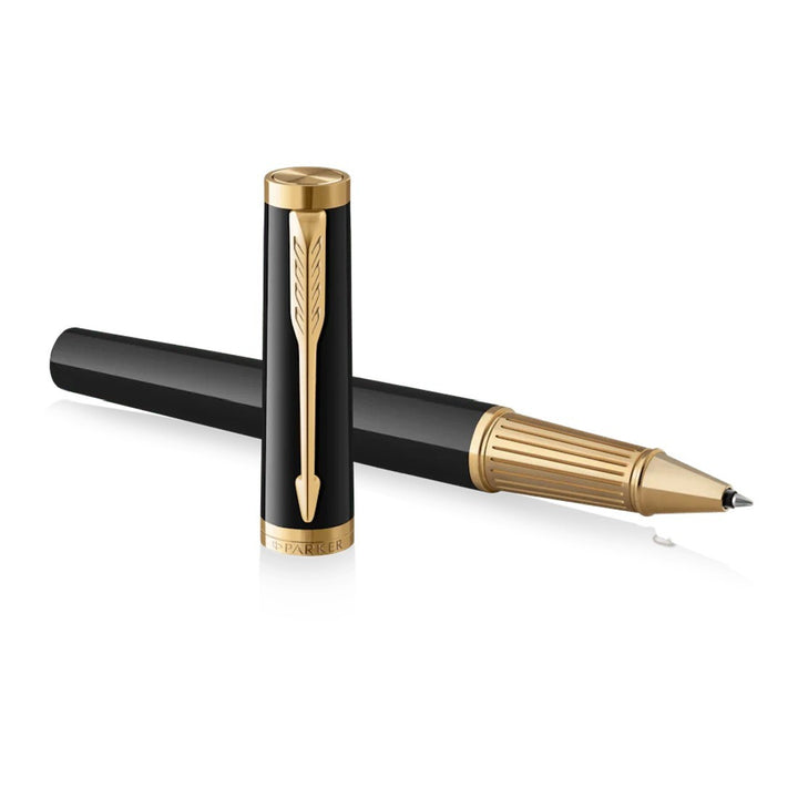 Parker Ingenuity Rollerball Pen - Black Gold Trim with EXTRA Refill