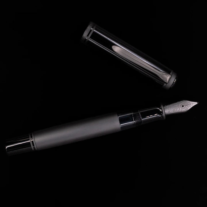 Pelikan Souveran M809 Fountain Pen - Black Matte Achromatic Special Edition (with Pelikan Edelstein Ink Bottle 50ml)