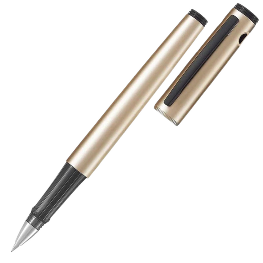 Pilot Explorer Rollerball Pen - Gold Achromatic (with LASER Engraving) - KSGILLS.com | The Writing Instruments Expert