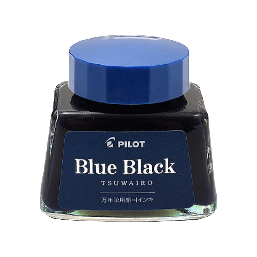 Pilot Tsuwairo Ink Bottle 30ml Fountain Pen - Blue Black (Pigmented)