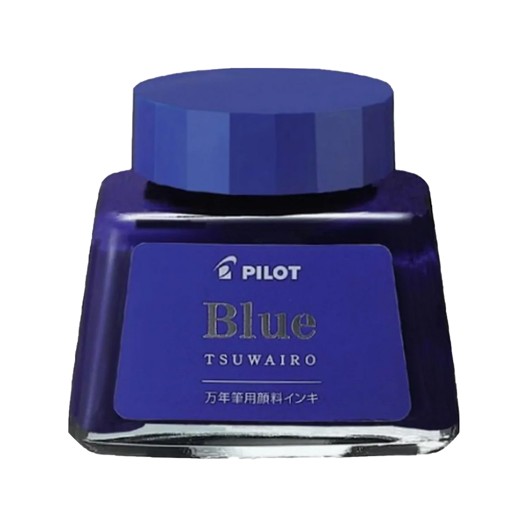 Pilot Tsuwairo Ink Bottle 30ml Fountain Pen - Blue (Pigmented)