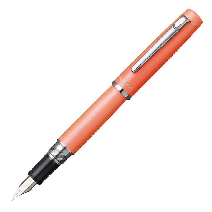 Platinum Procyon Fountain Pen - Persimmon Orange WITH Ink Converter and LASER Engraving