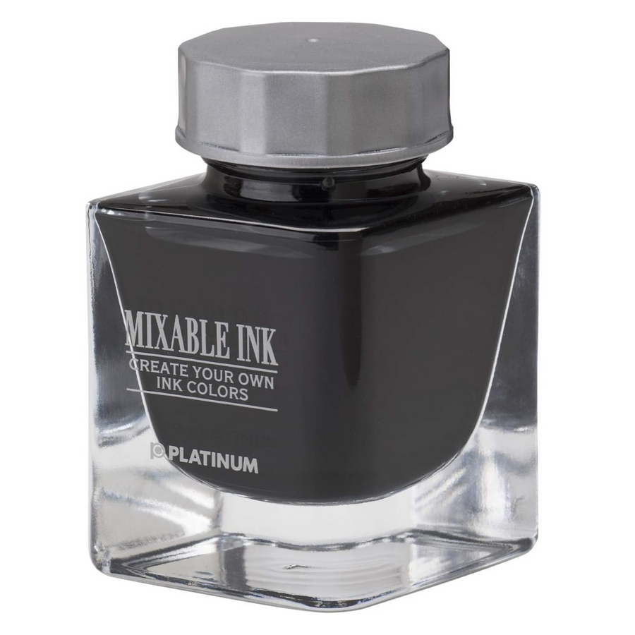 Platinum Ink (Mixable) Bottle 20ml - #1 Smoke Black - KSGILLS.com | The Writing Instruments Expert