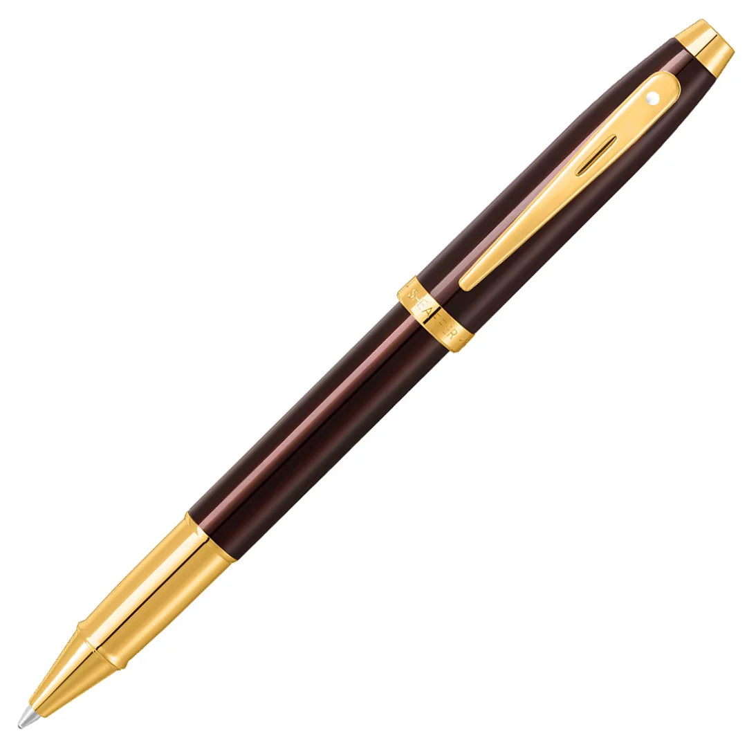 KSG set - Single Pen SET - Sheaffer 100 Rollerball Pen - Coffee Edition Brown Gold Trim