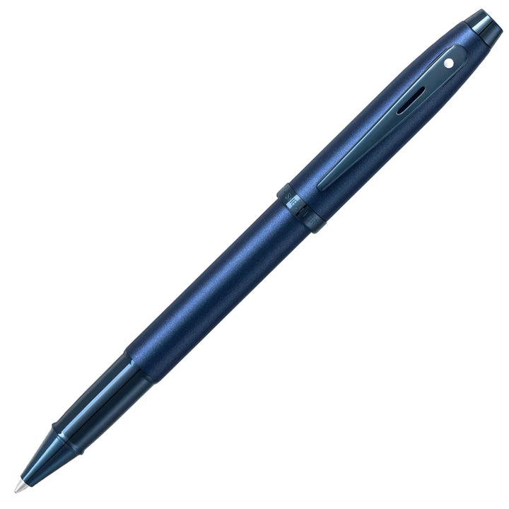 KSG set - Single Pen SET - Sheaffer 100 Rollerball Pen - Satin Blue Trim PVD