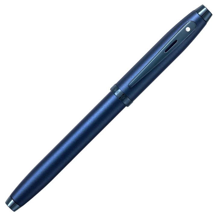 KSG set - Single Pen SET - Sheaffer 100 Fountain Pen - Blue - Satin Blue Trim PVD