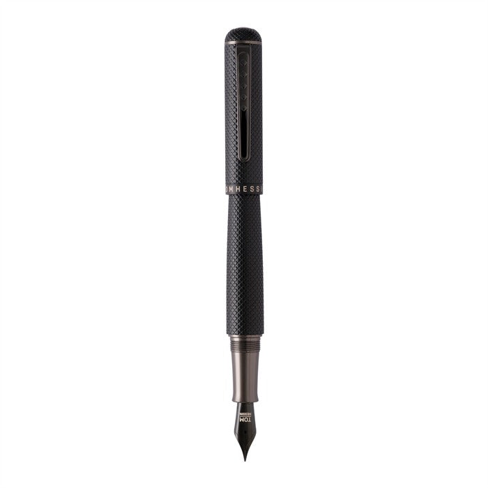KSG set - Single Pen SET - Tom Hessin Charles 1870 Gherkin Fountain Pen - All Black