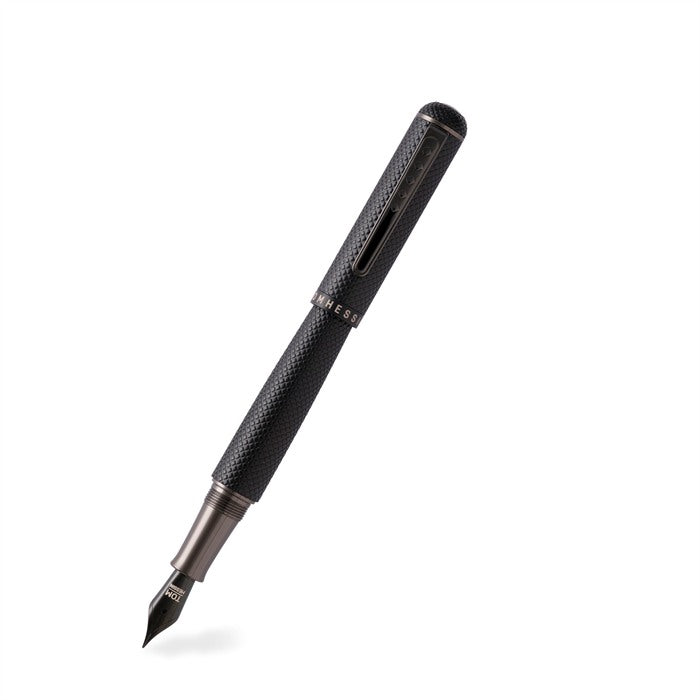 KSG set - Single Pen SET - Tom Hessin Charles 1870 Gherkin Fountain Pen - All Black