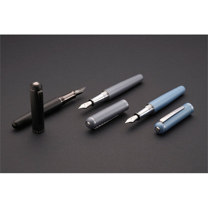 KSG set - Single Pen SET - Tom Hessin Charles 1870 Gherkin Fountain Pen - All Black