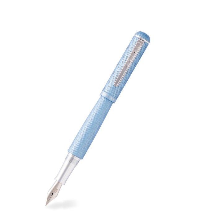 KSG set - Single Pen SET - Tom Hessin Charles 1870 Gherkin Fountain Pen - Sky Blue