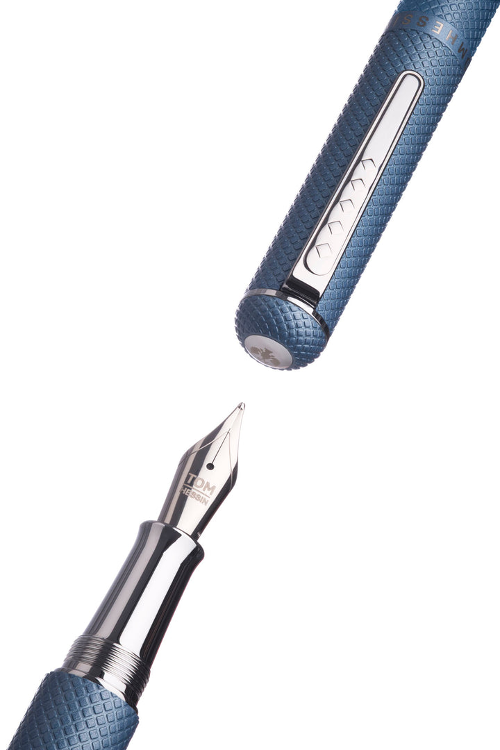 KSG set - Single Pen SET - Tom Hessin Charles 1870 Gherkin Fountain Pen - Sky Blue