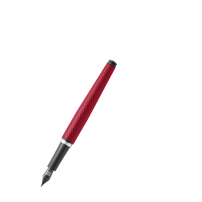 KSG set - Single Pen Set - Tom Hessin Magnetic Series Fountain Pen - Poppy Red