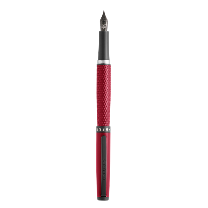 KSG set - Single Pen Set - Tom Hessin Magnetic Series Fountain Pen - Poppy Red