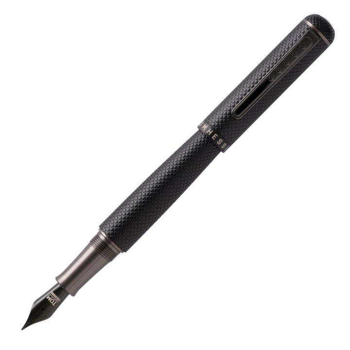 KSG set - Single Pen SET - Tom Hessin Charles 1870 Gherkin Fountain Pen - All Black