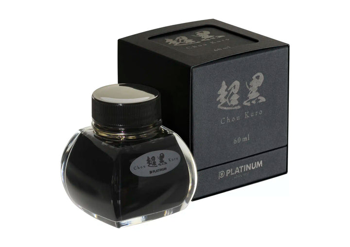 Platinum Pigmented Carbon Ink Bottle 60ml – #1 Black (Chou Kuro) - KSGILLS.com | The Writing Instruments Expert