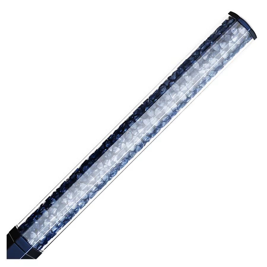 Swarovski Crystalline Octagon Ballpoint Pen - Dark Blue (with LASER Engraving) - KSGILLS.com | The Writing Instruments Expert
