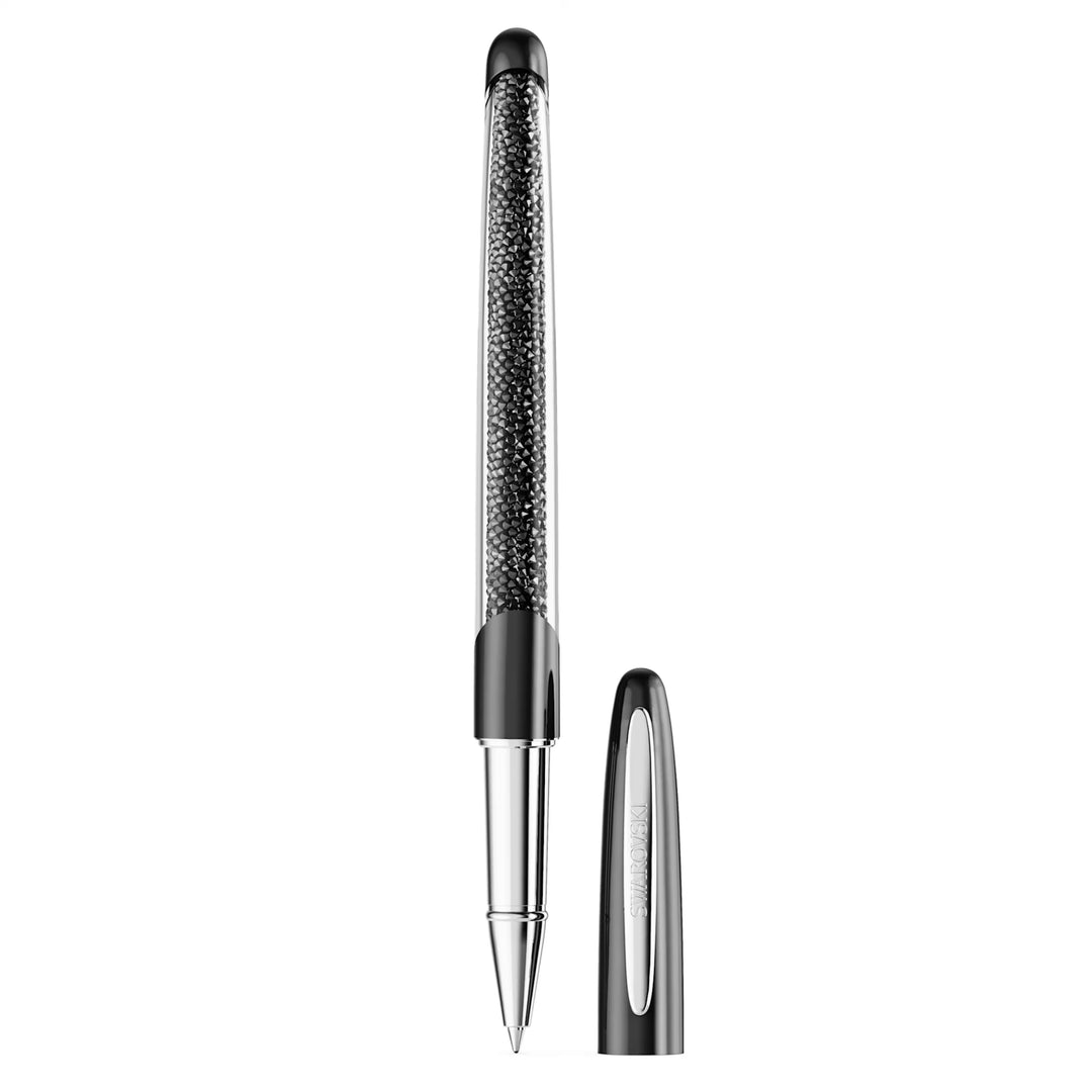 Swarovski Crystalline Nova Rollerball Pen - Black Chrome Trim (with LASER Engraving)