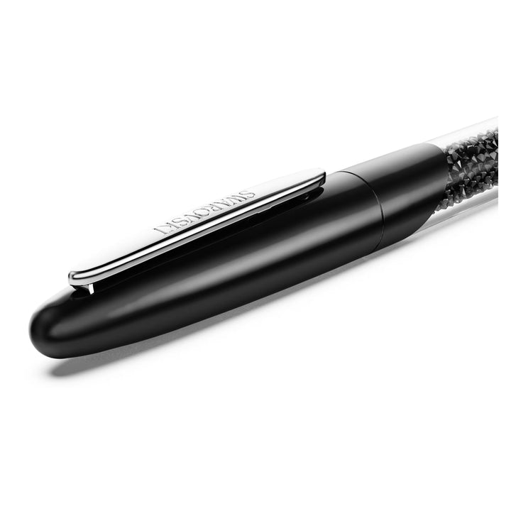 Swarovski Crystalline Nova Rollerball Pen - Black Chrome Trim (with LASER Engraving)