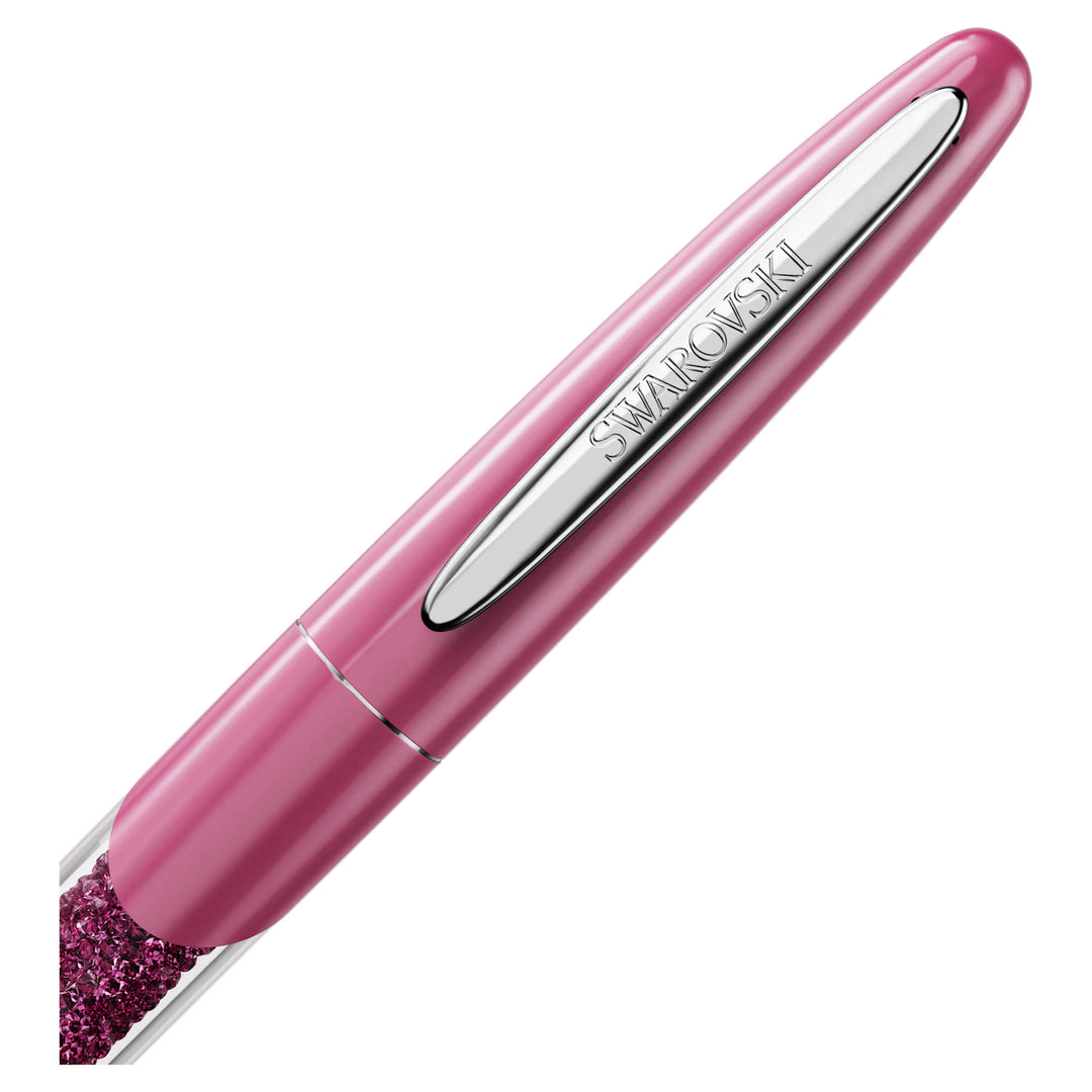 Swarovski Crystalline Nova Rollerball Pen - Pink Chrome Trim (with LASER Engraving)