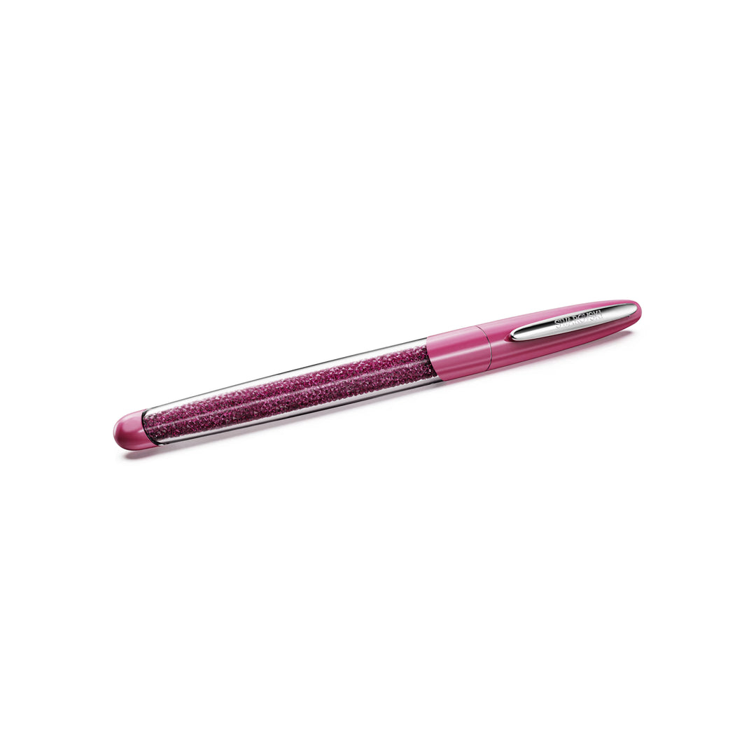 Swarovski Crystalline Nova Rollerball Pen - Pink Chrome Trim (with LASER Engraving)