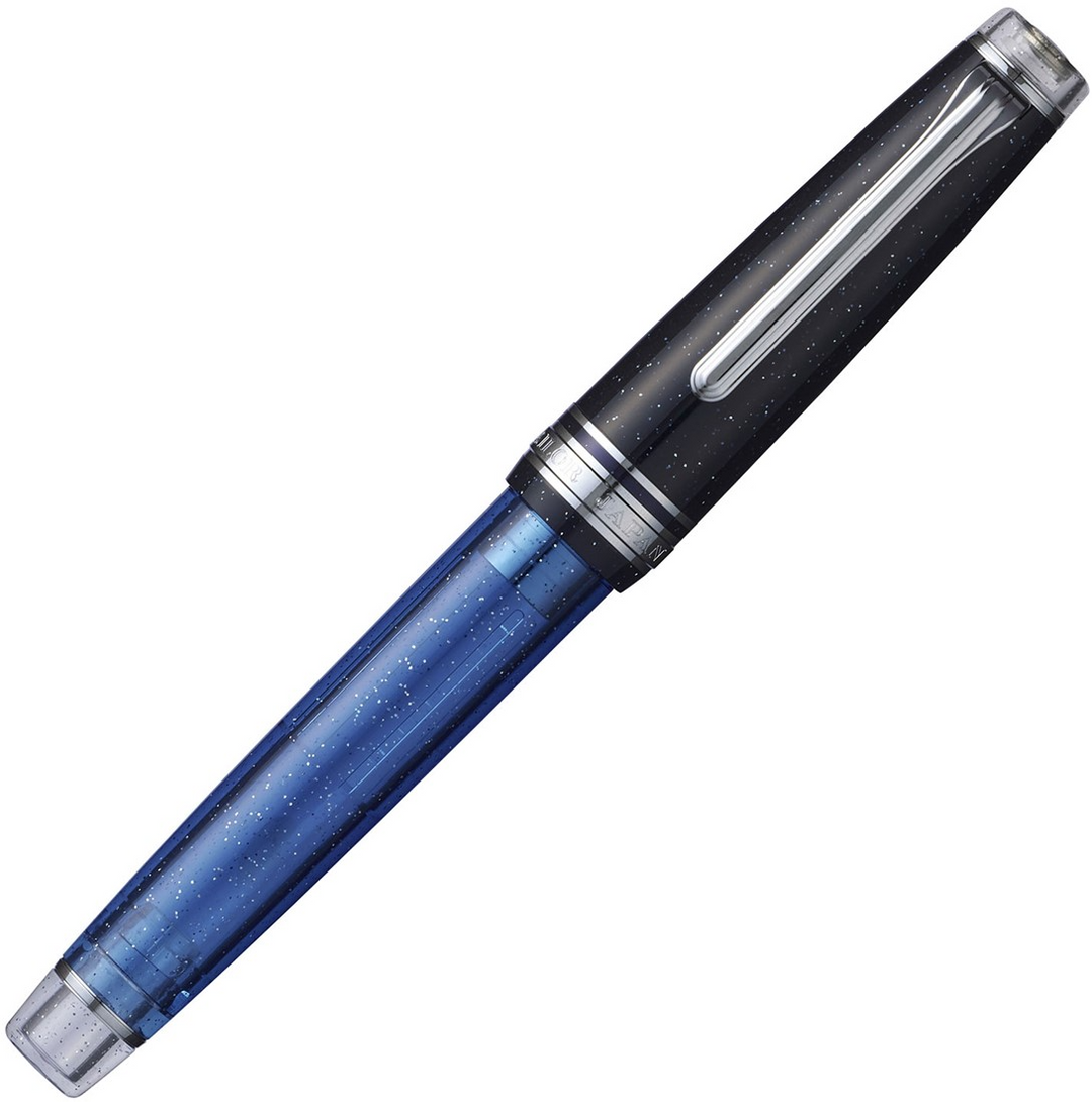 Sailor Pro Gear Standard 21K Fountain Pen - Iris Nebula Blue Chrome Trim (Limited Edition)