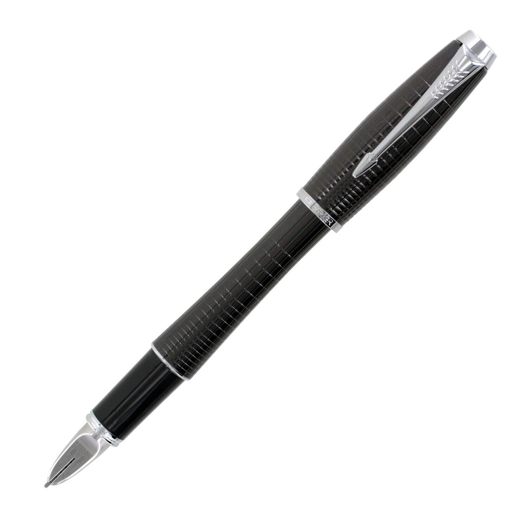 Parker Urban Premium 5th Mode - Black Chiselled Chrome Trim - KSGILLS.com | The Writing Instruments Expert