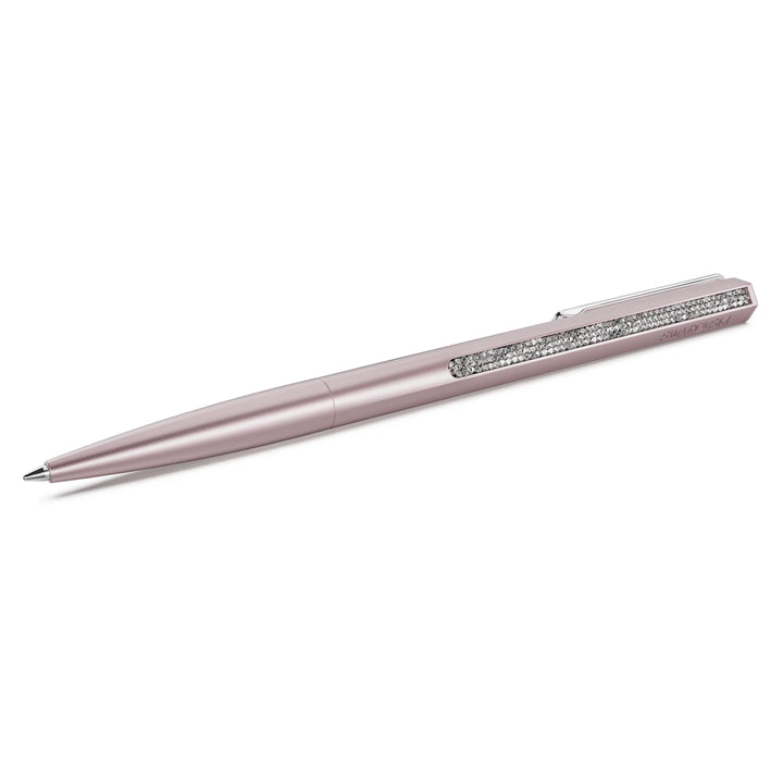 Swarovski Crystal Shimmer Hexagon Ballpoint Pen - Pink Chrome Trim (with LASER Engraving)