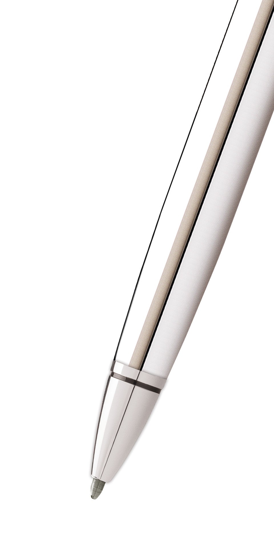 KSG set - Single Pen SET - Cross Coventry Ballpoint Pen - Polished Chrome Trim